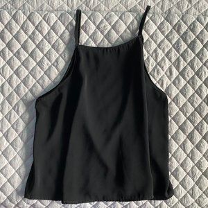 LUSH Black Halter Tank Top